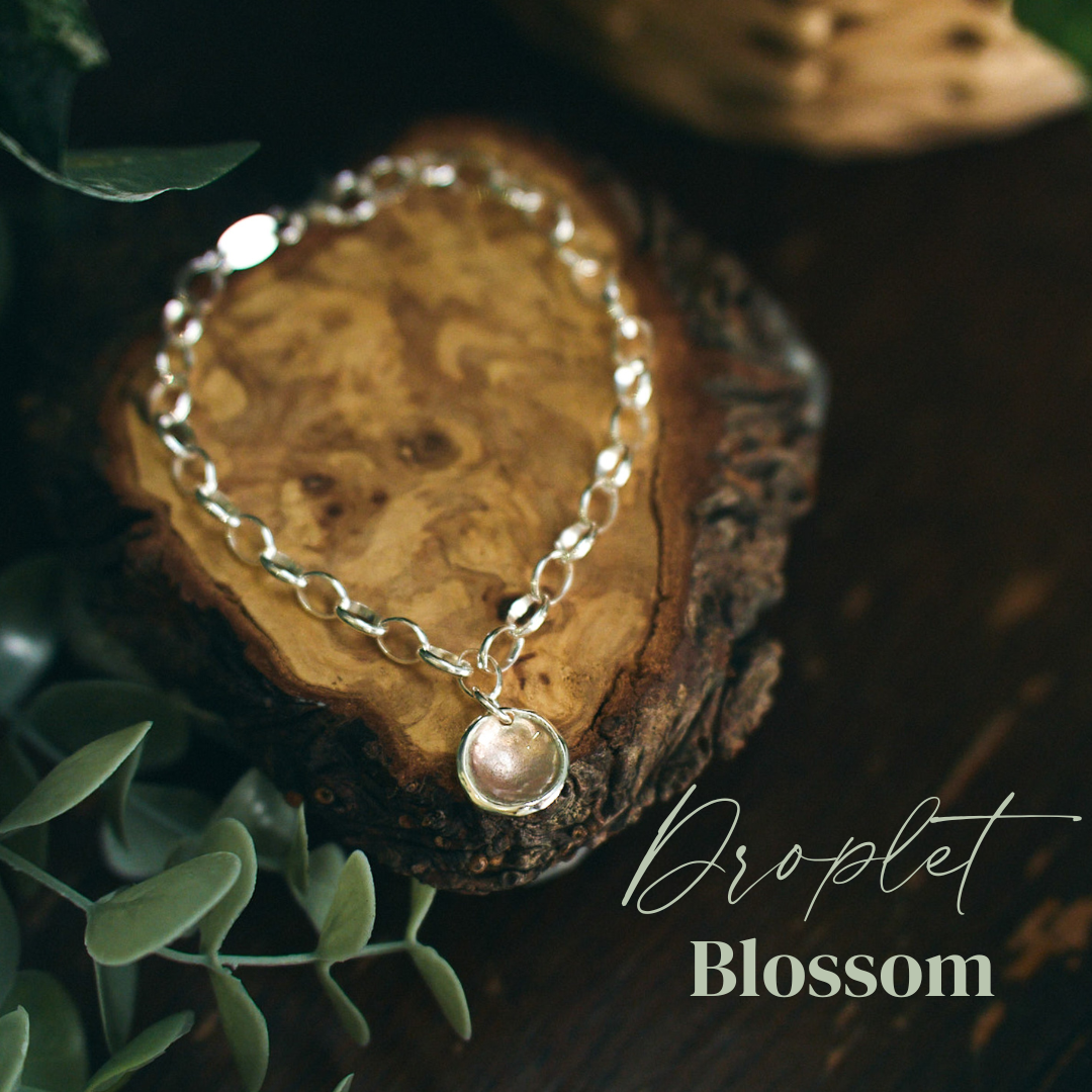 Enamel Droplet Charm Bracelet