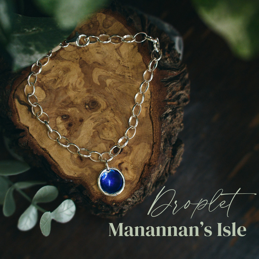 Enamel Droplet Charm Bracelet