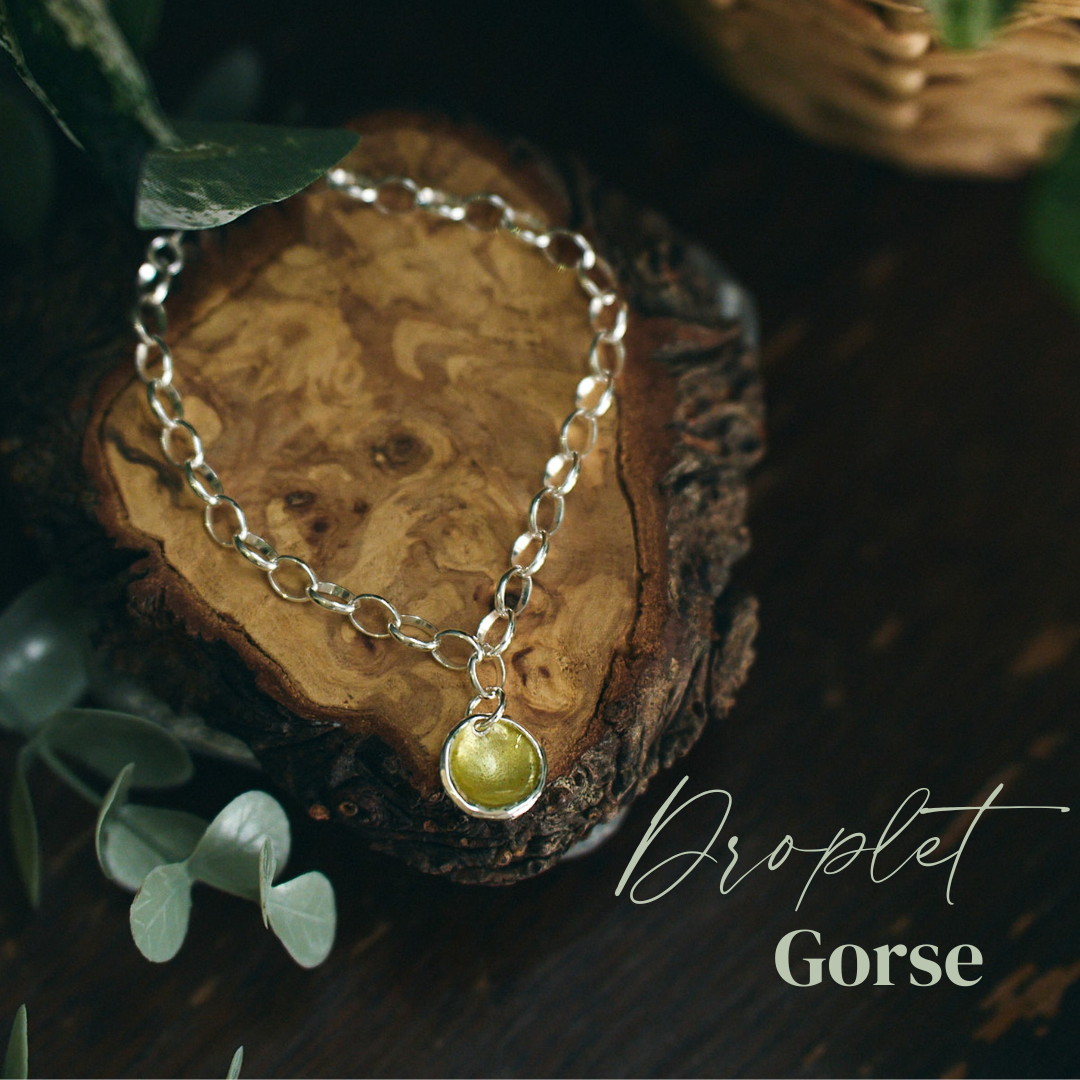 Enamel Droplet Charm Bracelet
