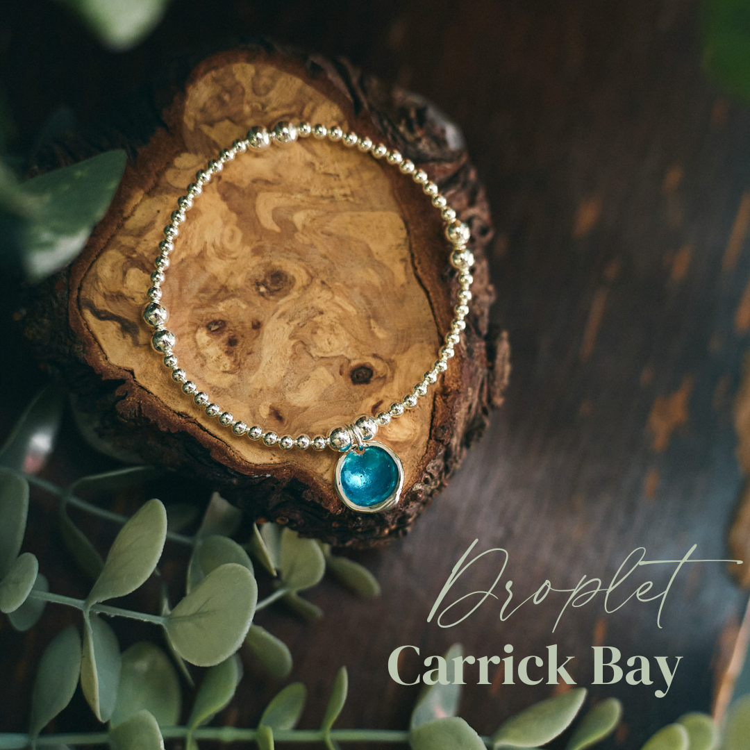 Enamel Droplet Charm Bracelet