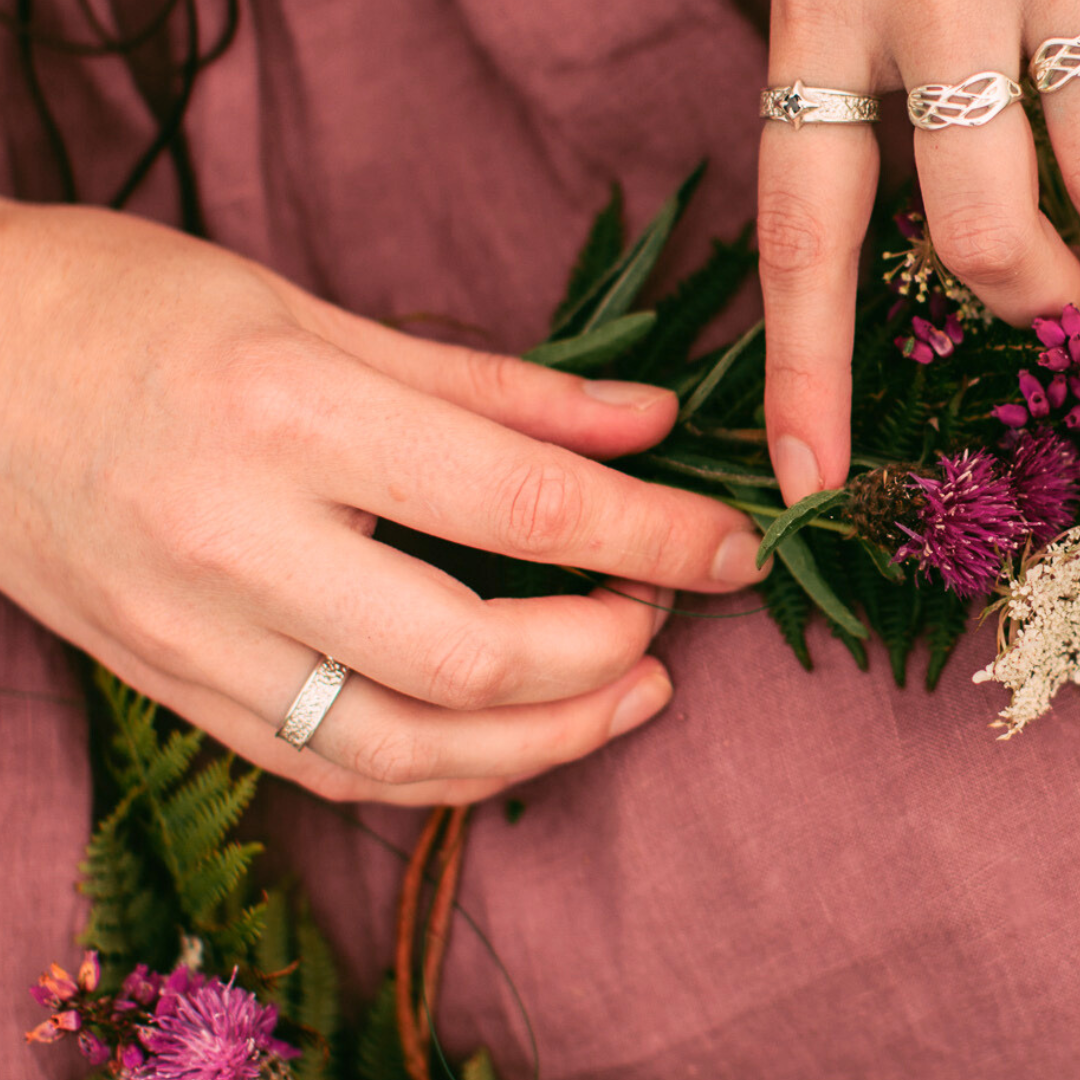 Stardust Sterling Silver Ring