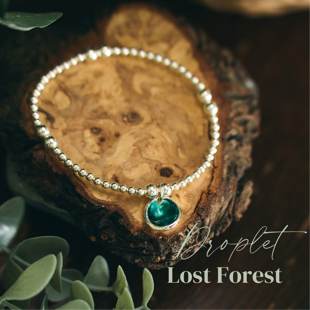 Enamel Droplet Charm Bracelet
