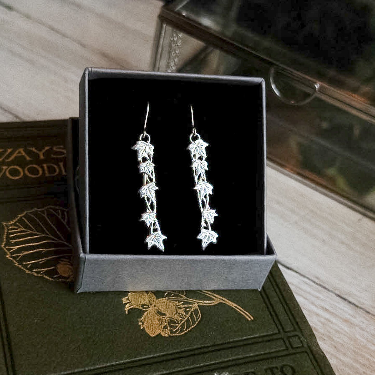Long Ivy Dangle Earrings - End of Line