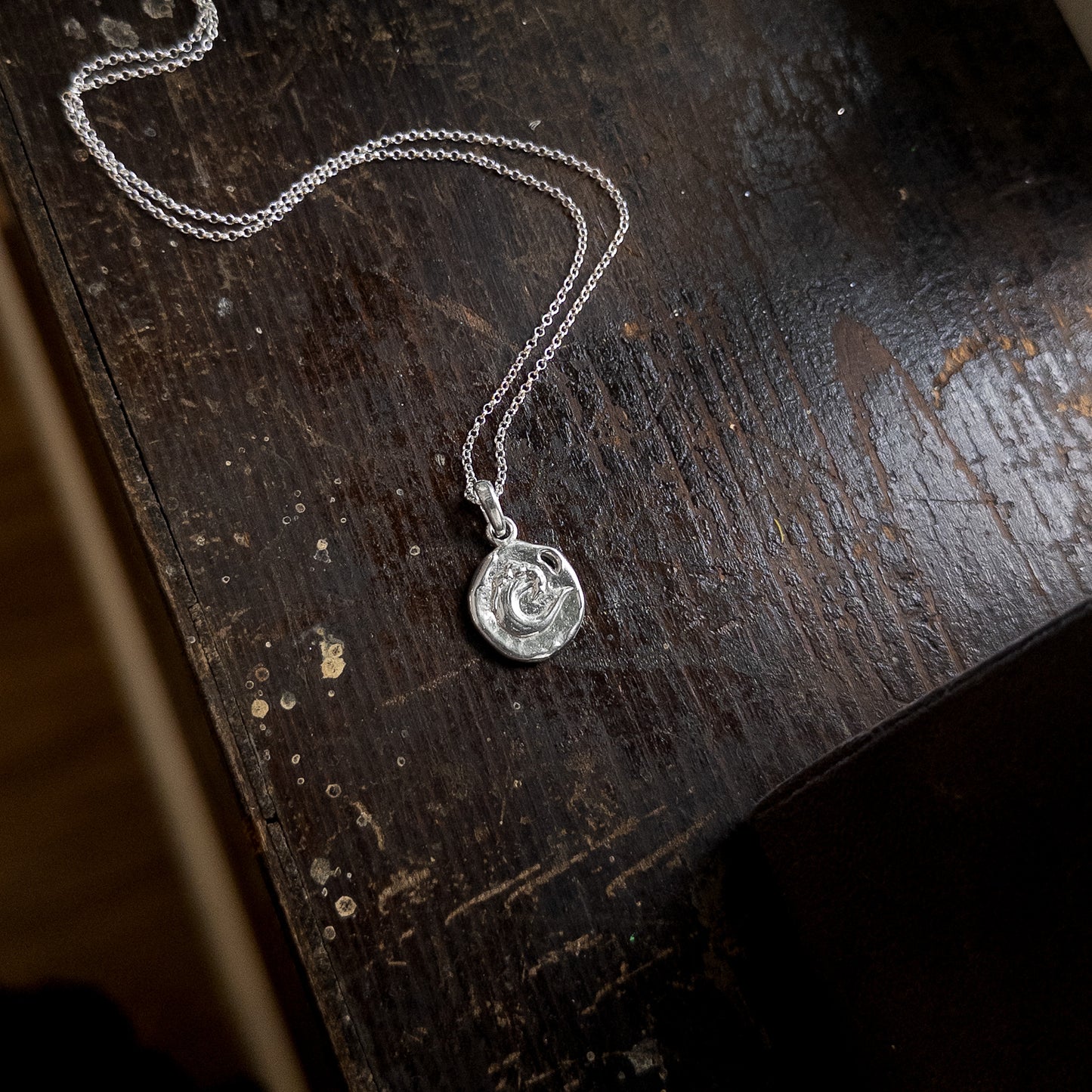 Wave Talisman Pendant Necklace - End of Line