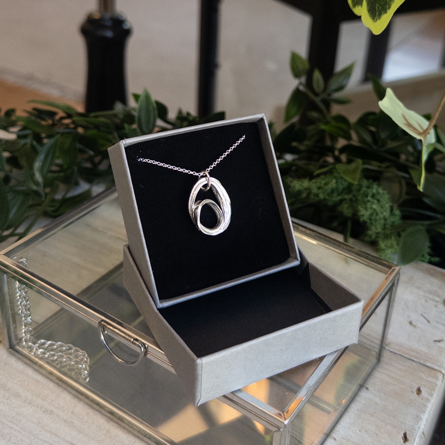 Silver Drift Pendant Necklace - End of Line