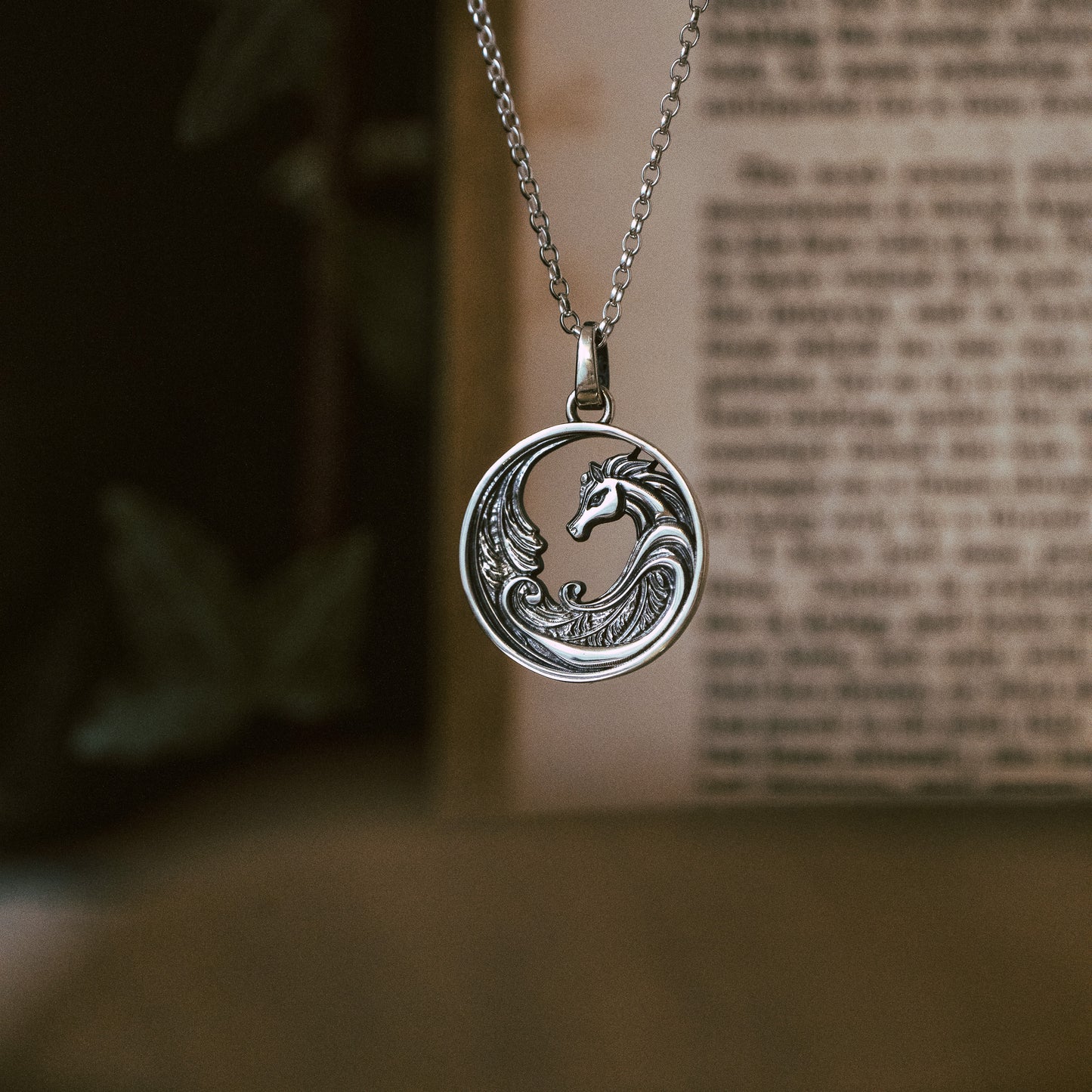 Glashtyn (Cabbyl Ushtey) Sterling Silver Pendant