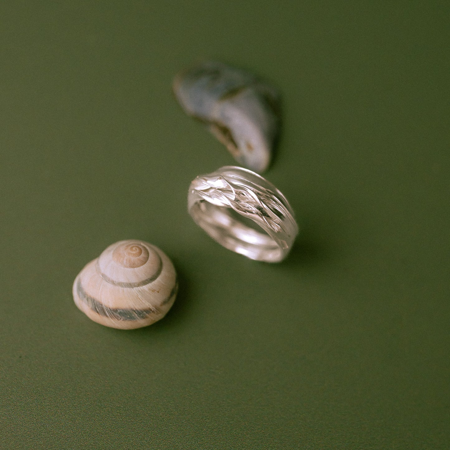 One of a kind Drift Sterling Silver Ring - Size P