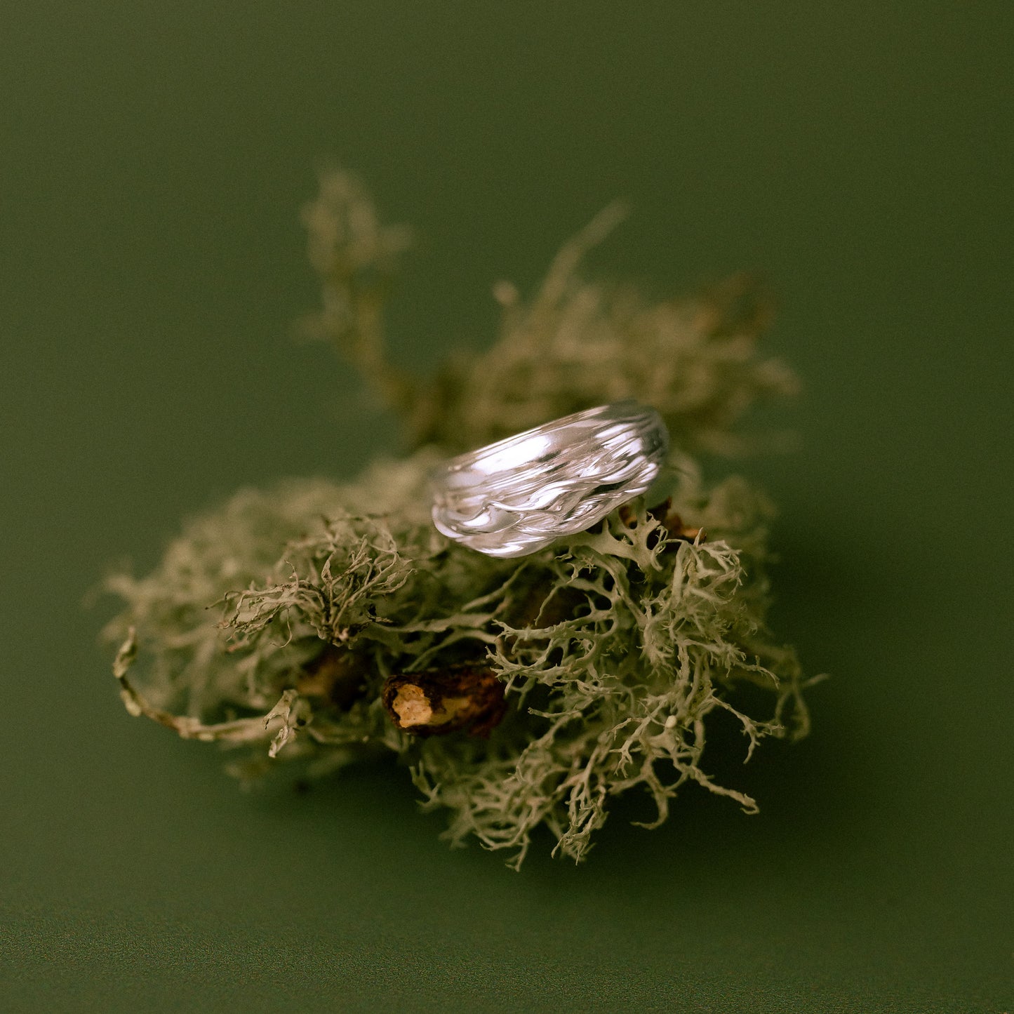 One of a kind Drift Sterling Silver Ring - Size P