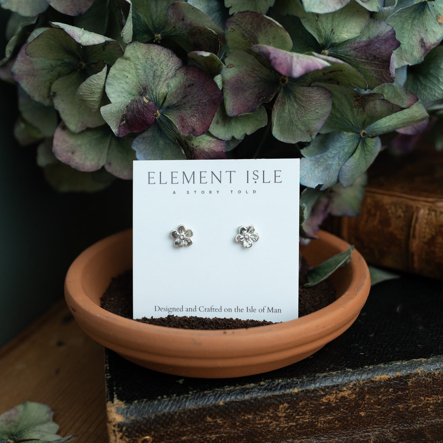 Forget Me Not Stud Earrings