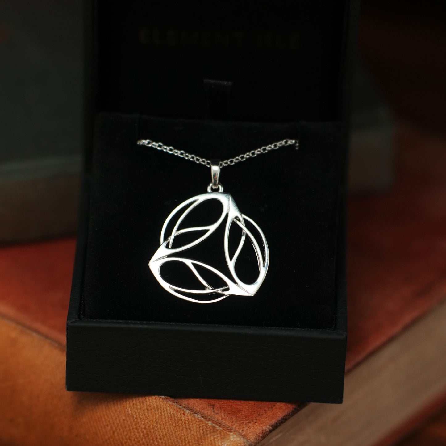 Archibald Knox Large Ulican Silver 'Triskel' Pendant