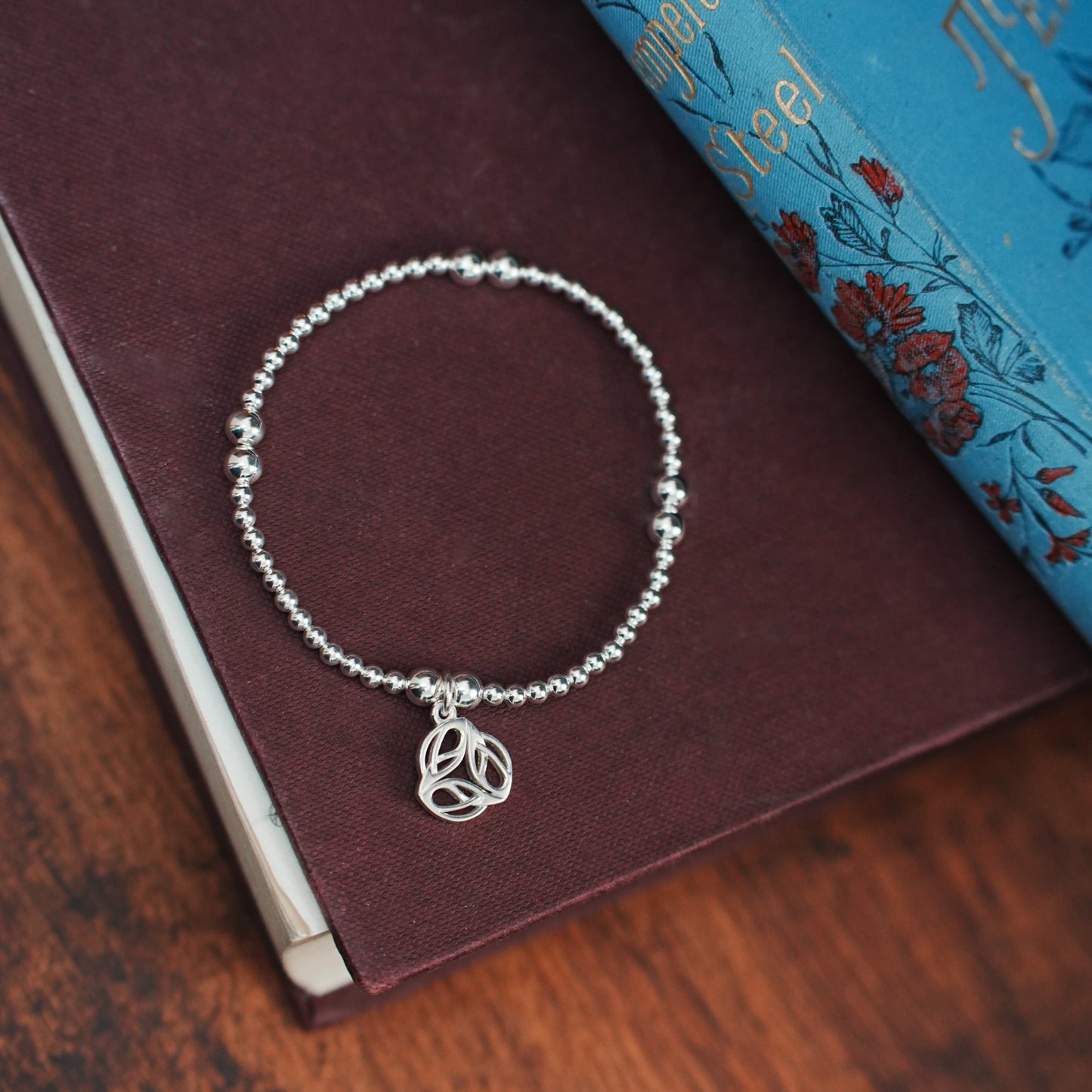 Archibald Knox Ulican Silver 'Triskel' Bracelet