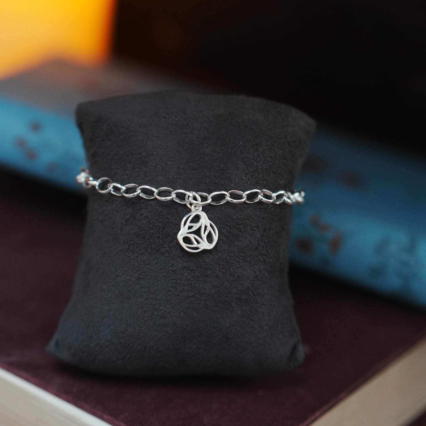 Archibald Knox Ulican Silver 'Triskel' Bracelet