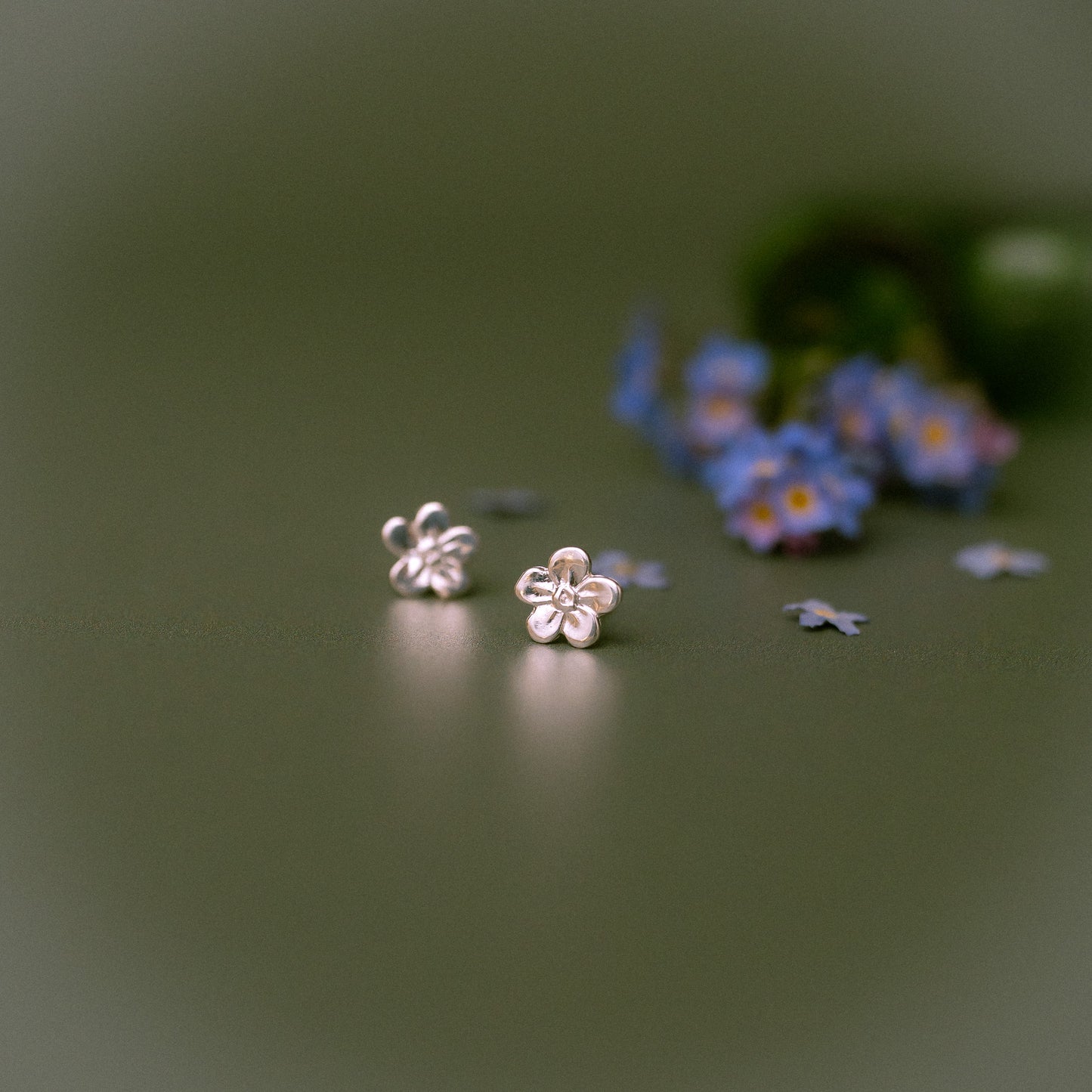 Forget Me Not Stud Earrings