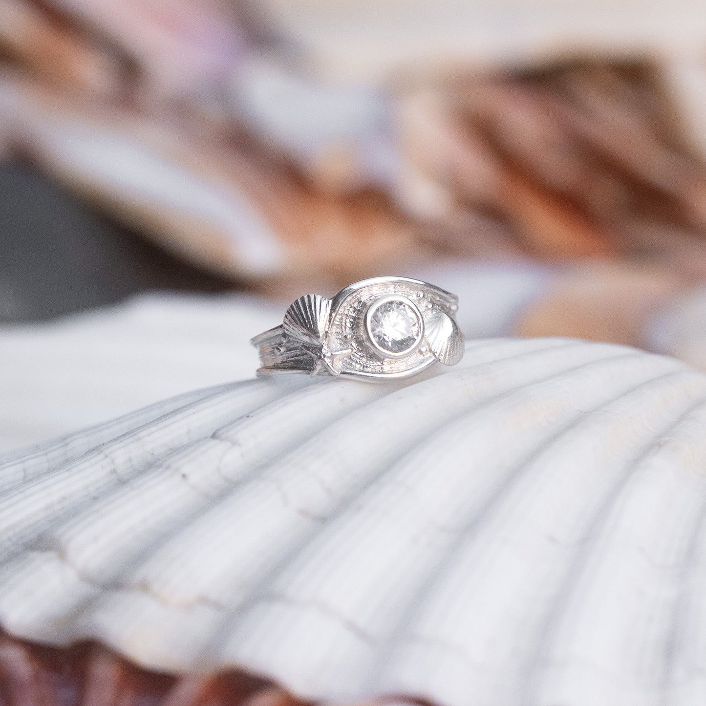 Sterling Silver Beachcomber Gemstone Ring