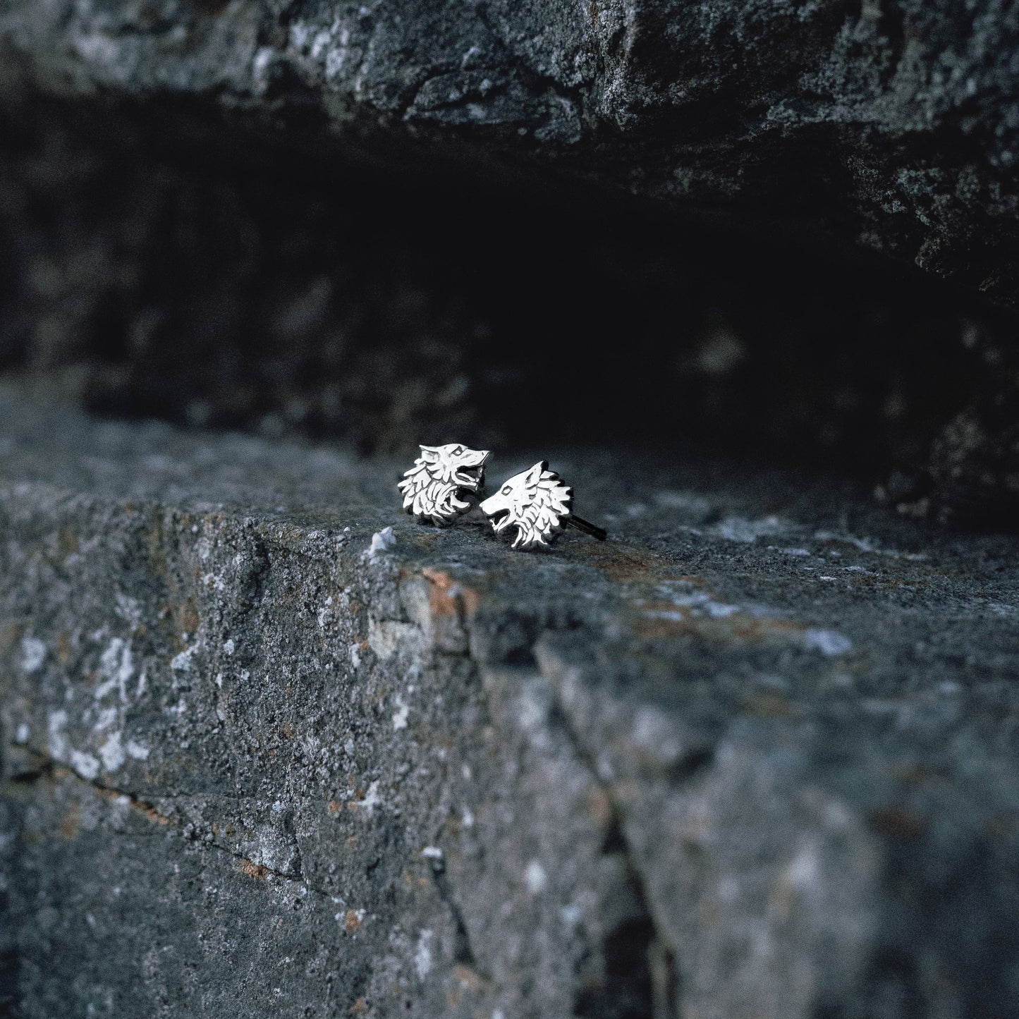 Moddey Dhoo Silver Stud Earrings