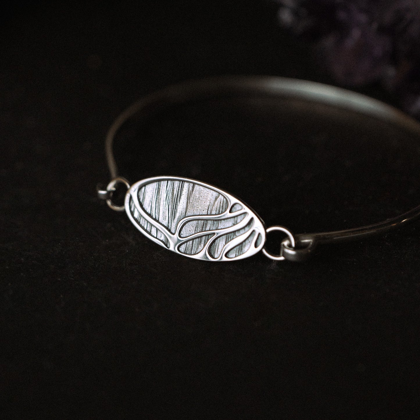 Sterling Silver Aurora Bangle