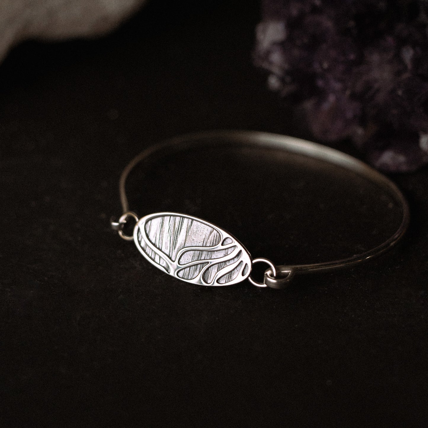 Sterling Silver Aurora Bangle