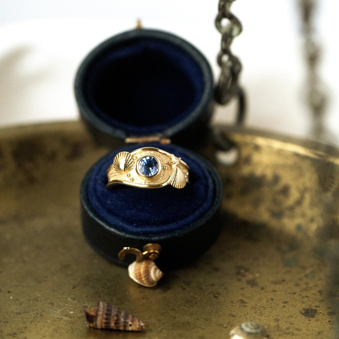 Gold and Sapphire Beachcomber Ring