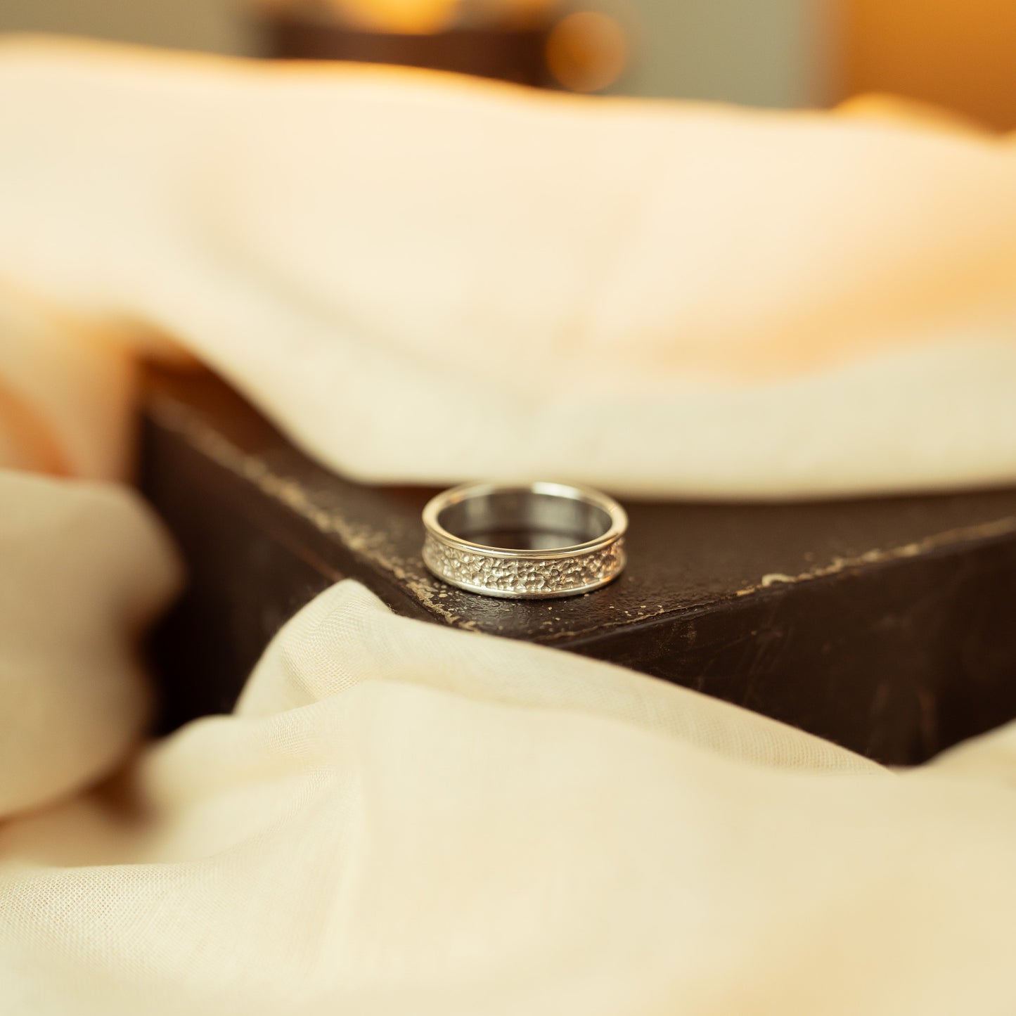 Gold Stardust Ring - Yellow, Rose or White Gold