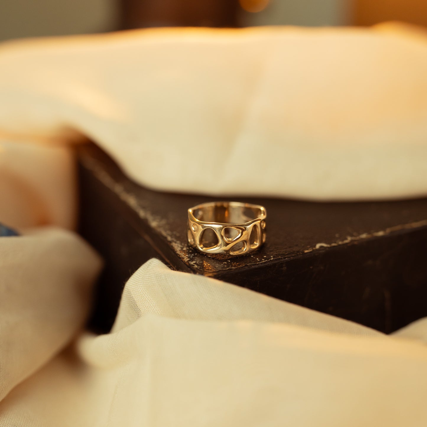 Gold Infinity Ring - Yellow, Rose or White Gold