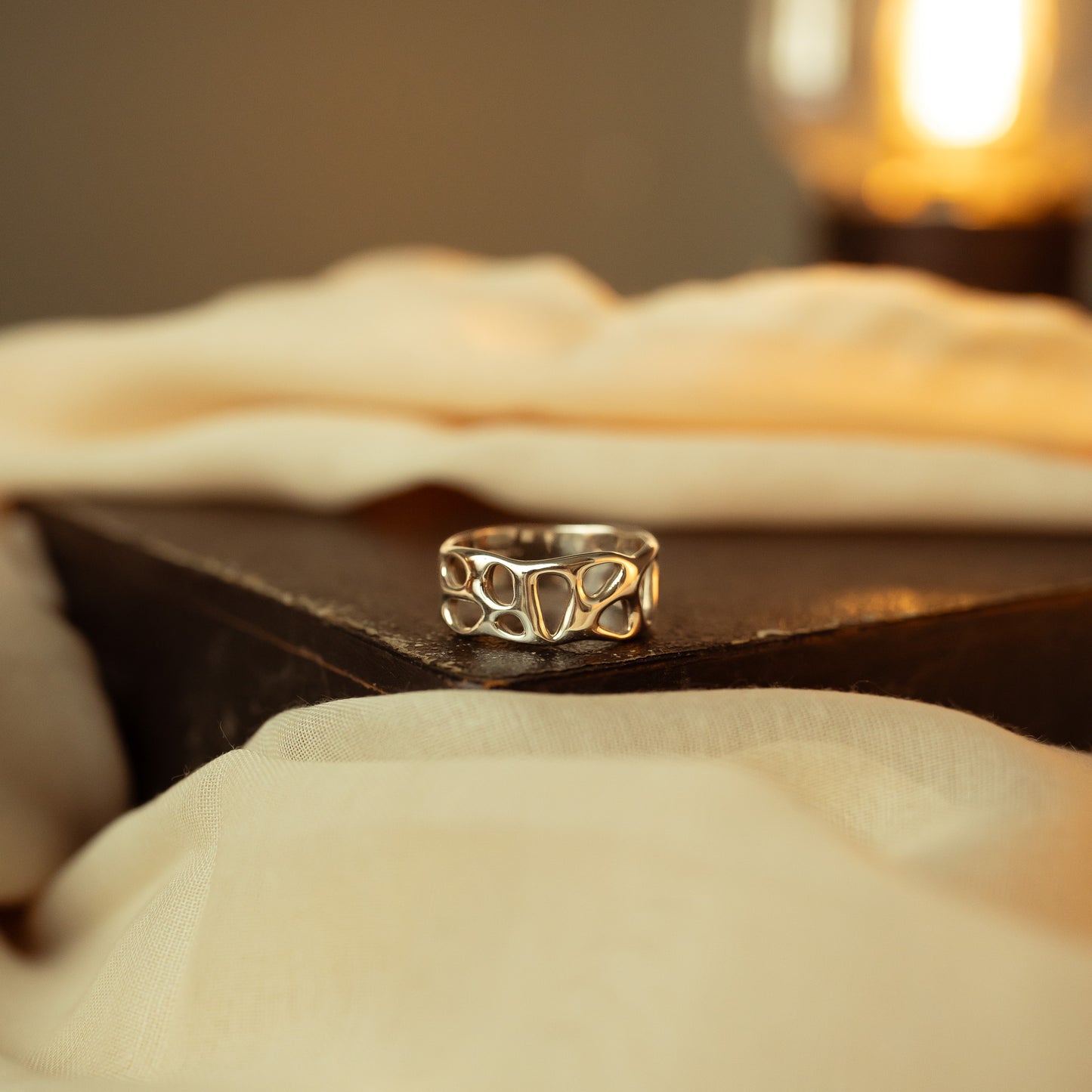 Gold Infinity Ring - Yellow, Rose or White Gold