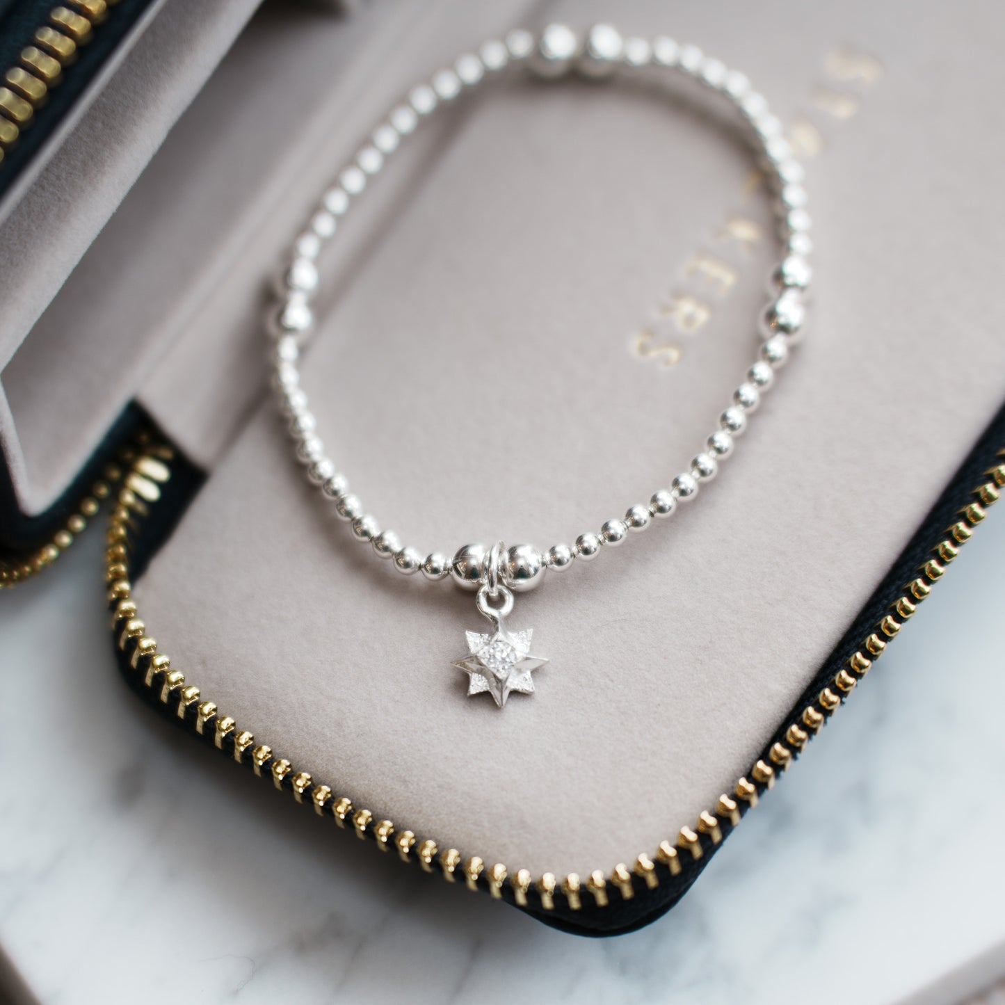 North Star Sterling Silver Charm Bracelet