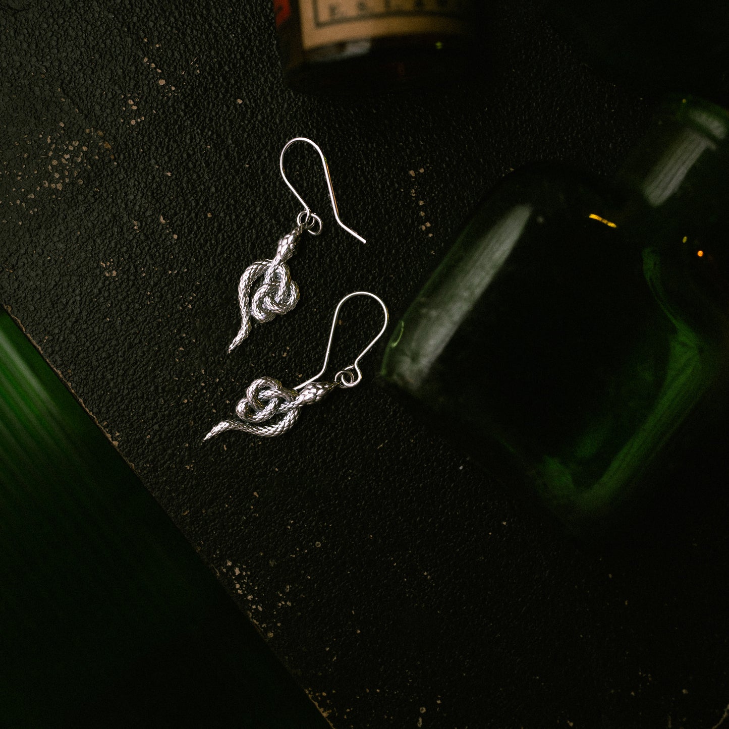 Sandulf's Cross Serpent Celtic Knot Earrings