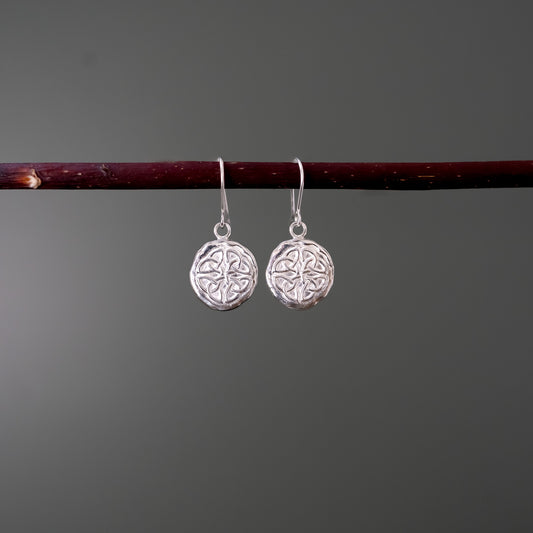 Celtic Spirit - Elemental Talisman Small Coin Dangle Earrings