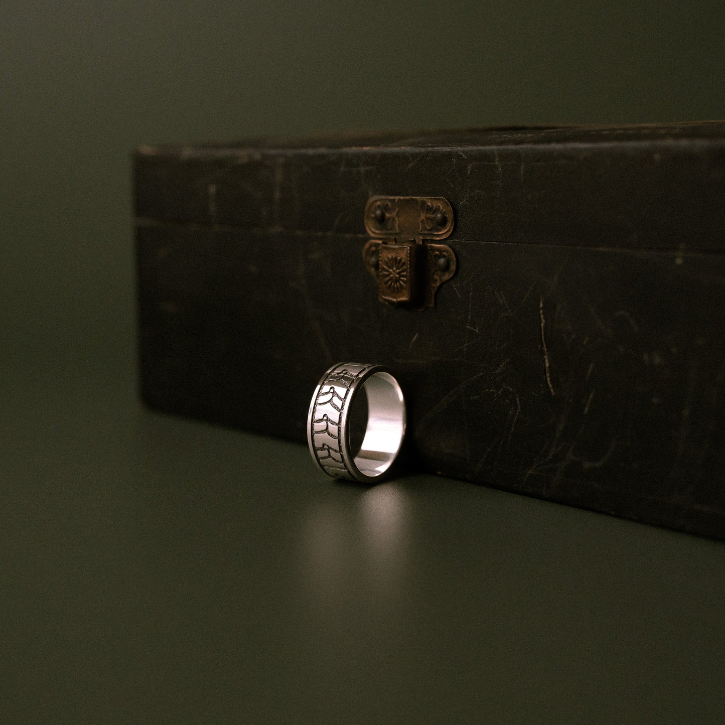 Sandulf's Cross Silver Viking Ring
