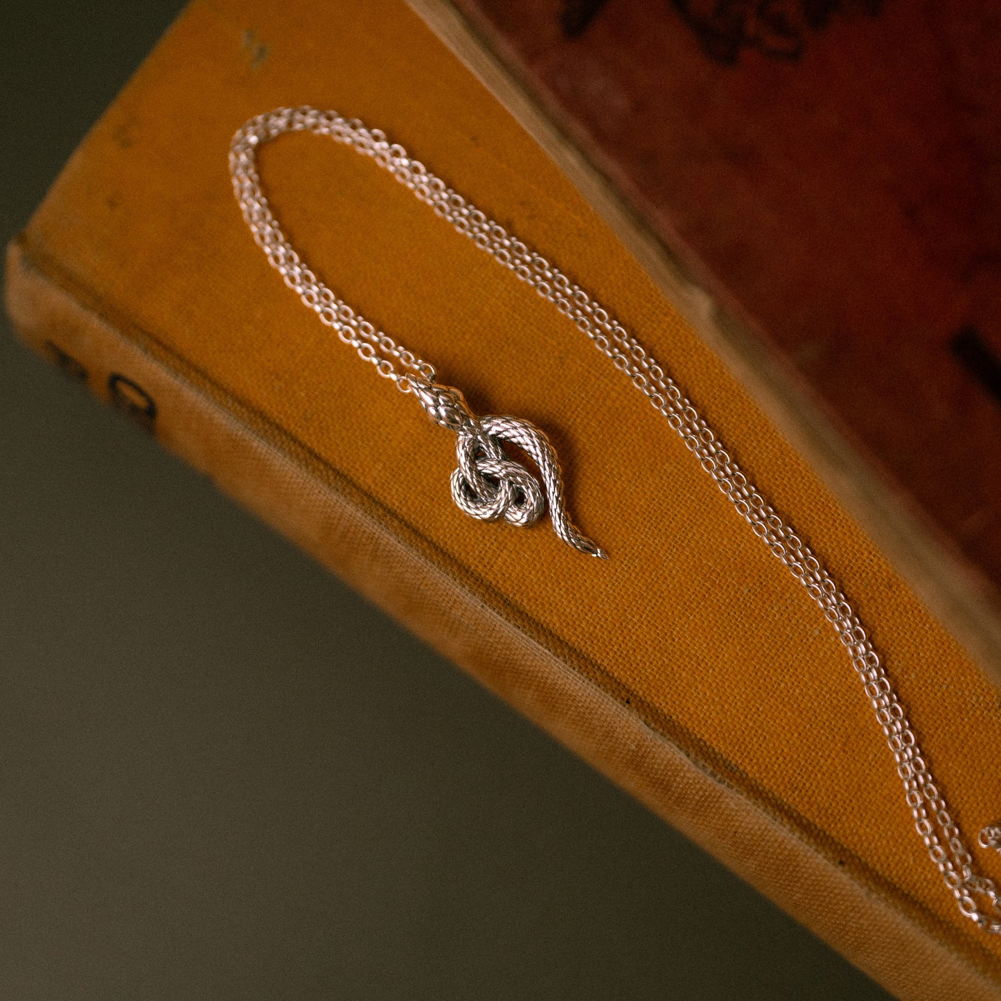 Sandulf's Cross Serpent Celtic Knot Necklace