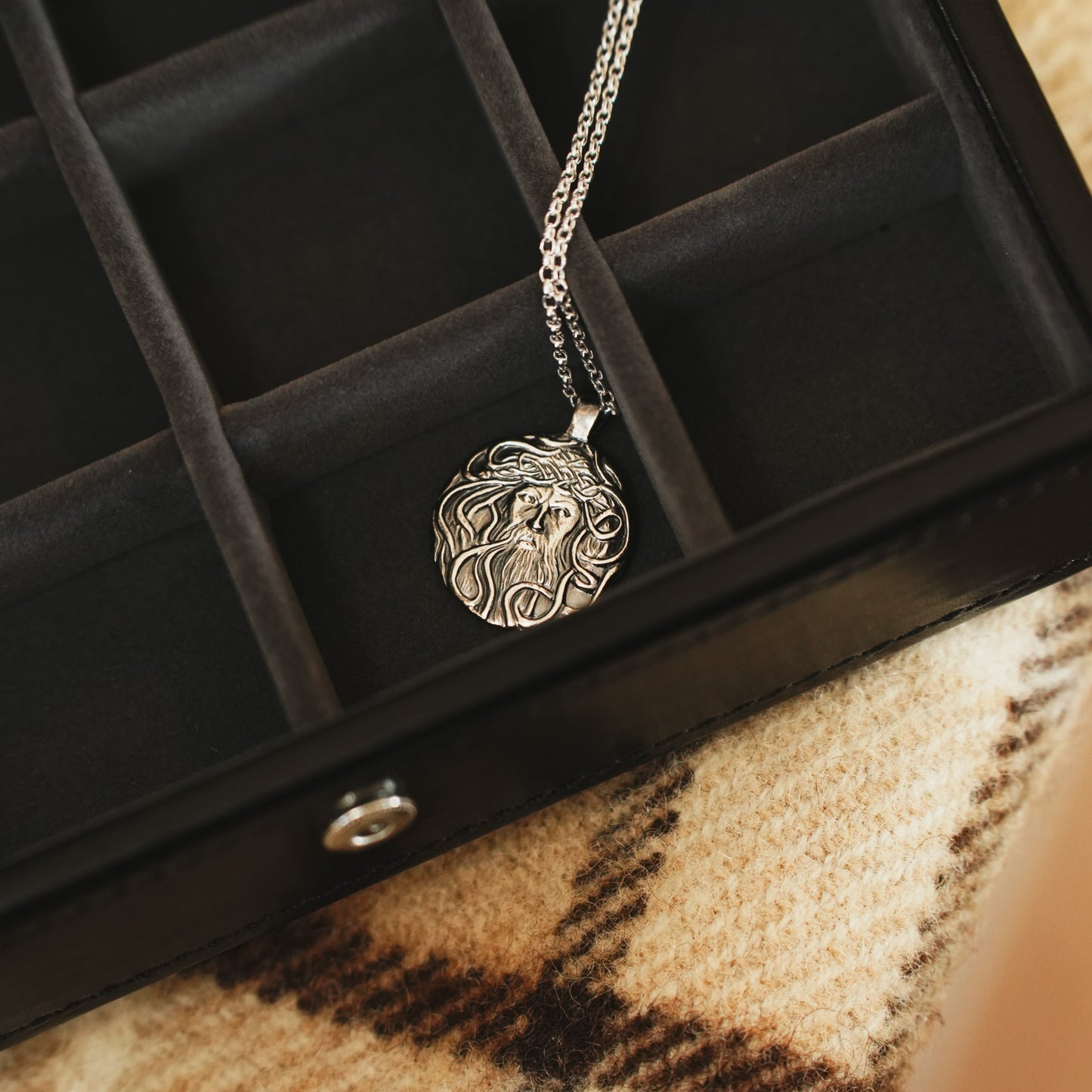 Manannan Sterling Silver Pendant Necklace