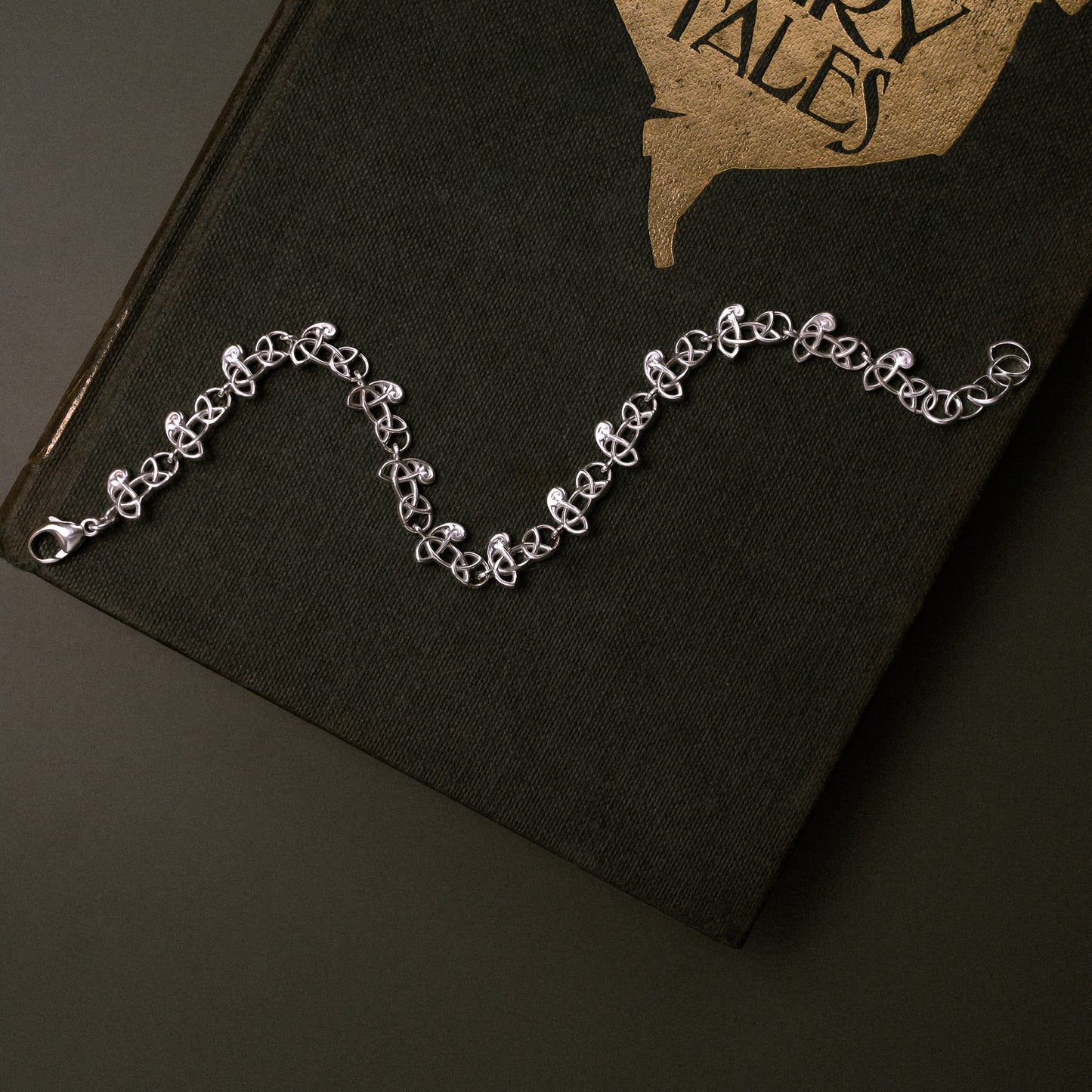 Sandulf's Silver Celtic Knot Work Bracelet