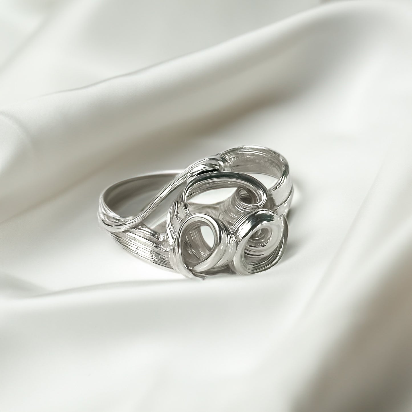 One of a kind Drift Sterling Silver Ring - Size Q