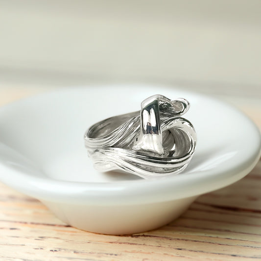 One of a kind Drift Sterling Silver Ring - Size P