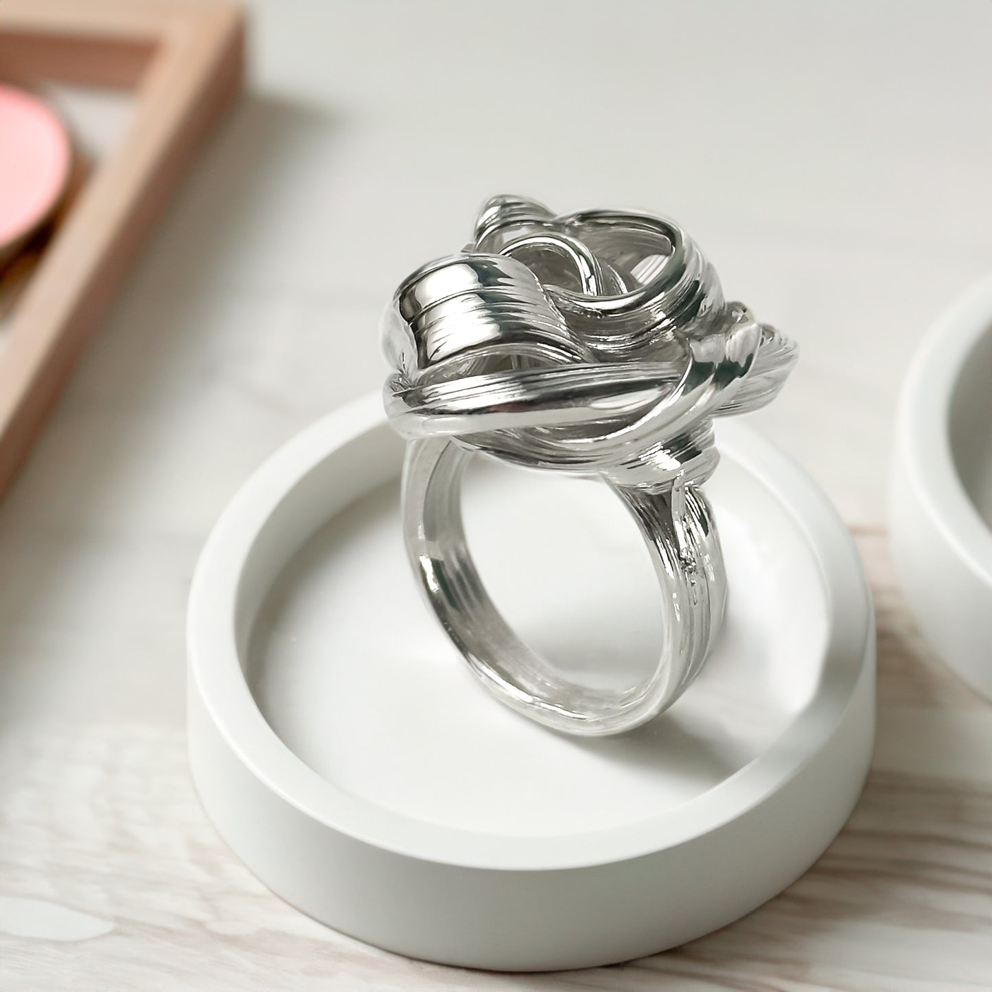 One of a kind Drift Sterling Silver Ring - Size O