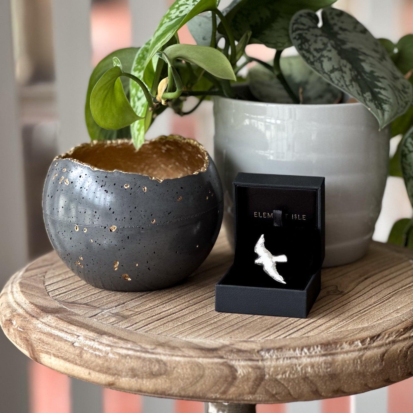 King Charles III Peregrine Falcon Brooch