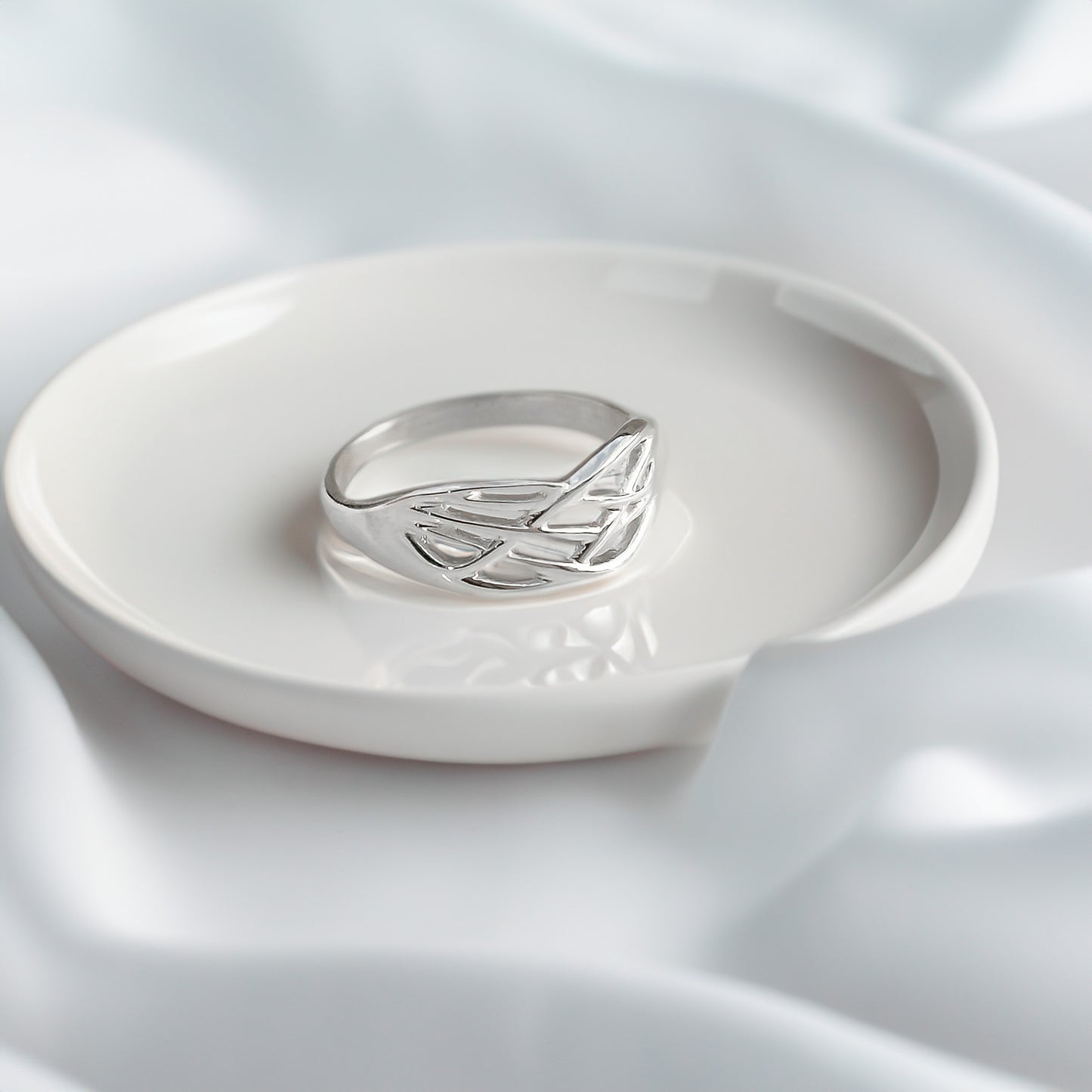 Silver Celtic Roots Ring