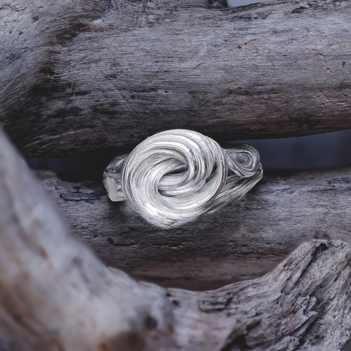 One of a kind Drift Sterling Silver Ring - Size O
