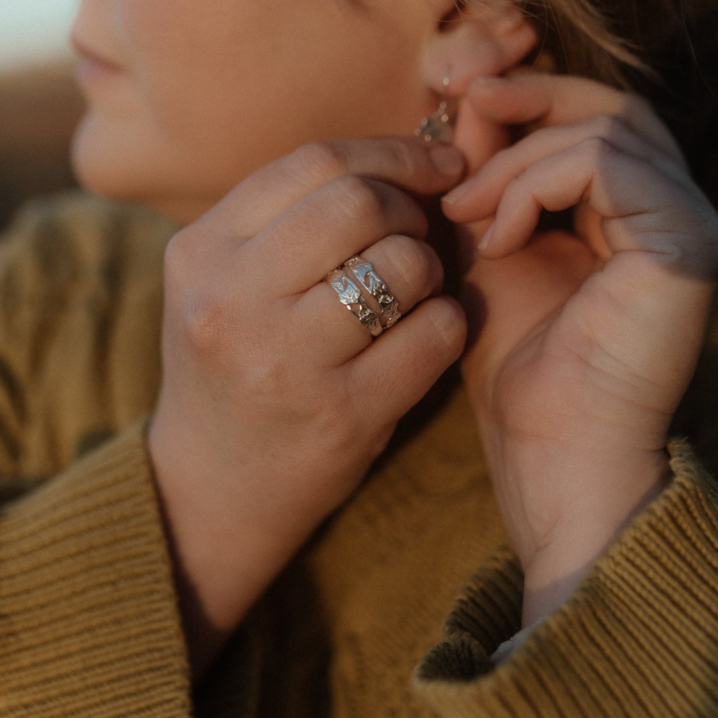 Gold Ivy Vine Ring