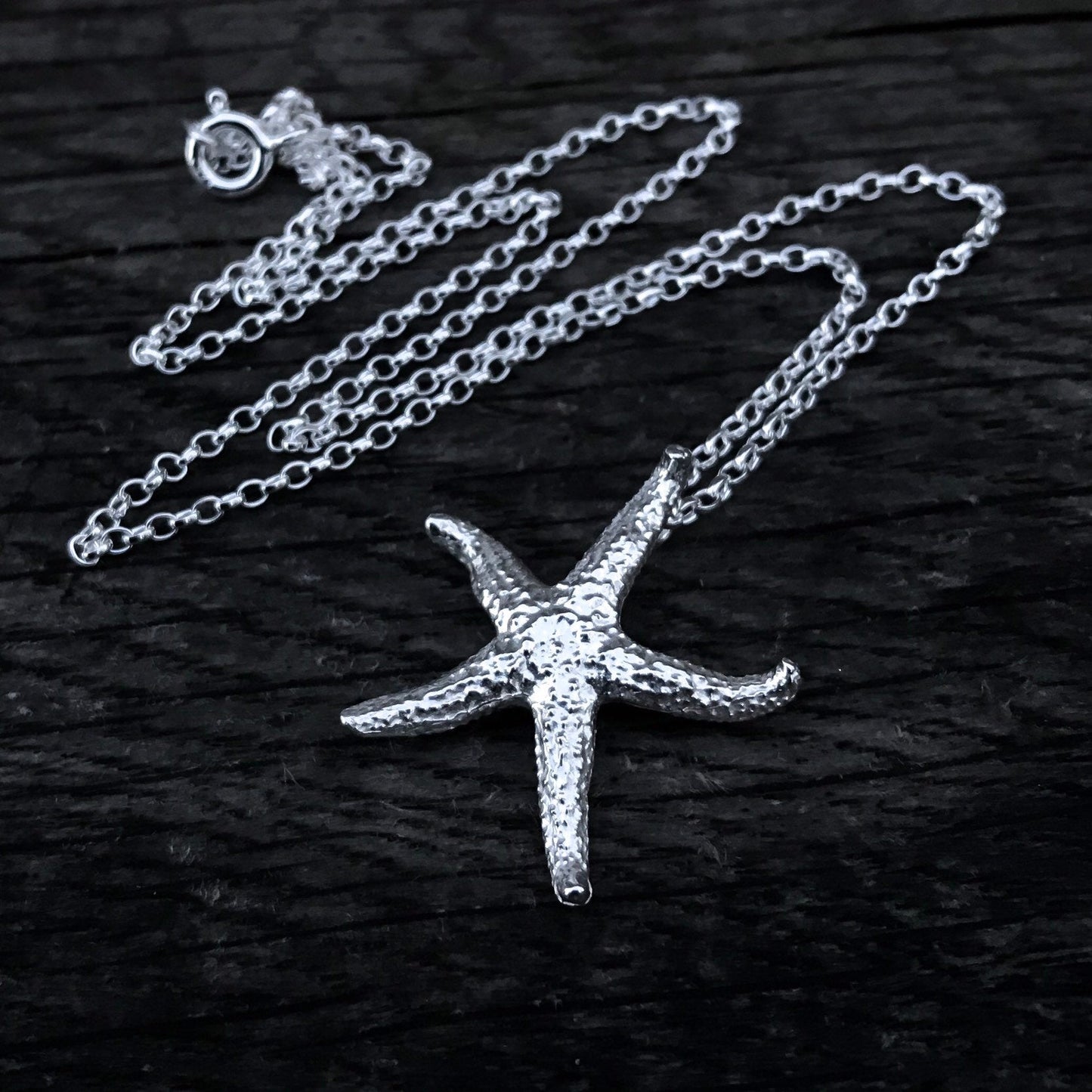 Sterling Silver Starfish Necklace