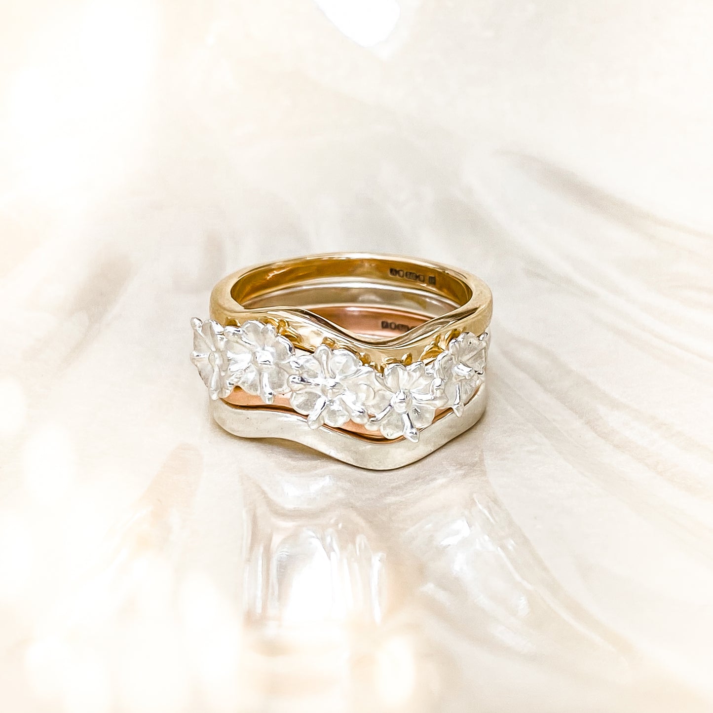 Gold Wave Ring
