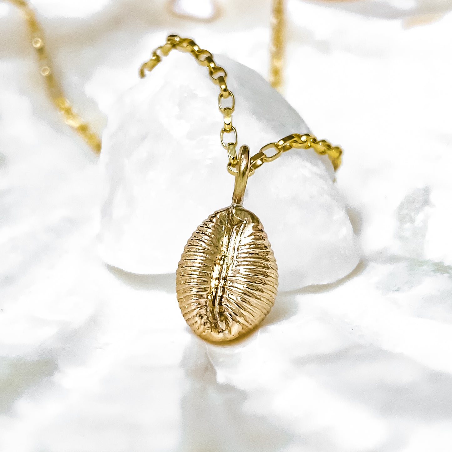 Gold Cowrie Shell Necklace