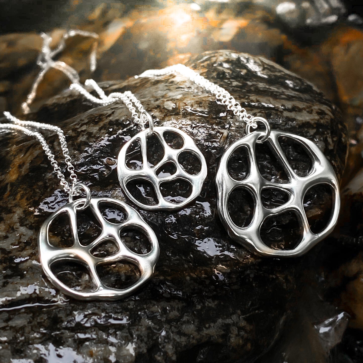 Silver Infinity Pendant Necklace