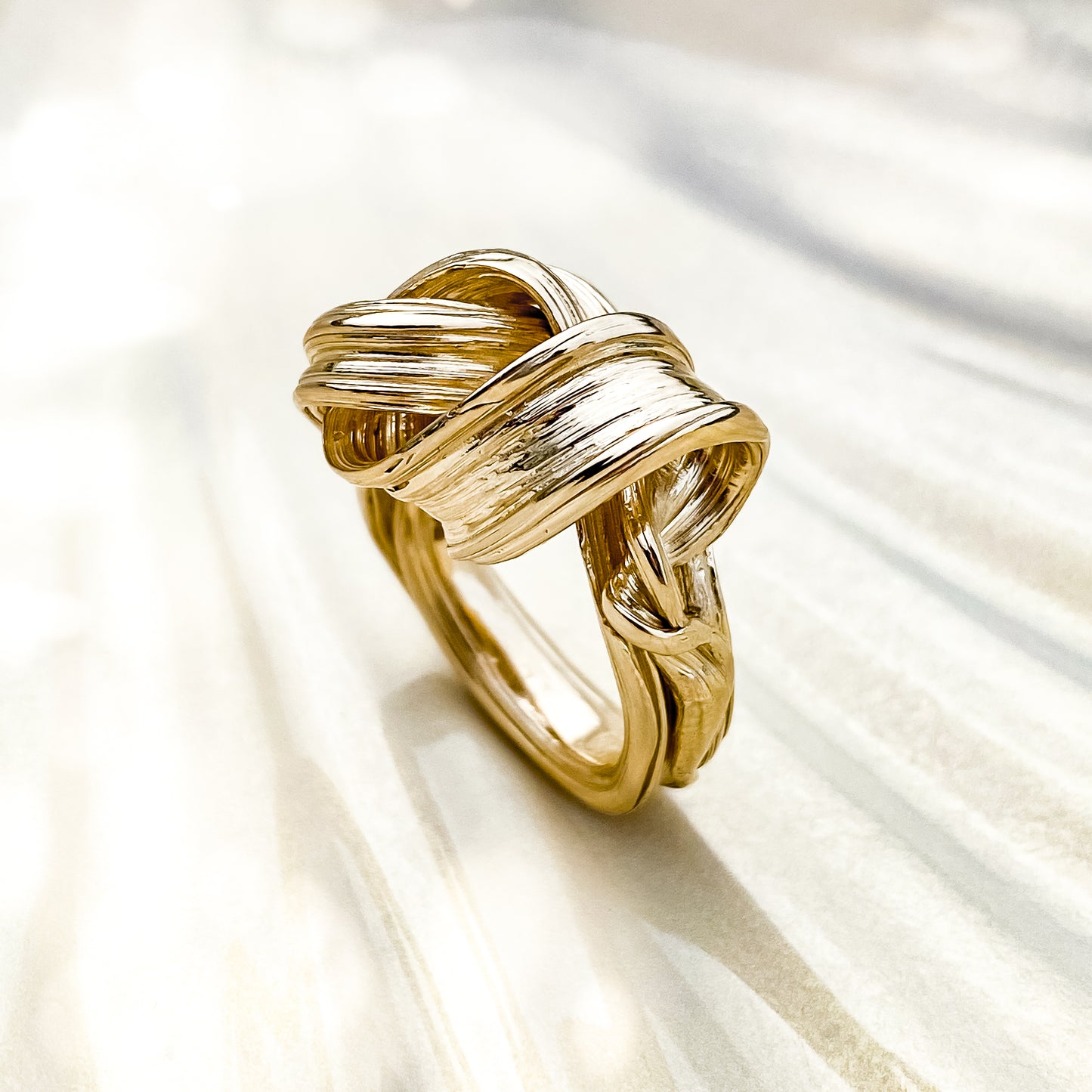 Gold Drift Ring - Size Q
