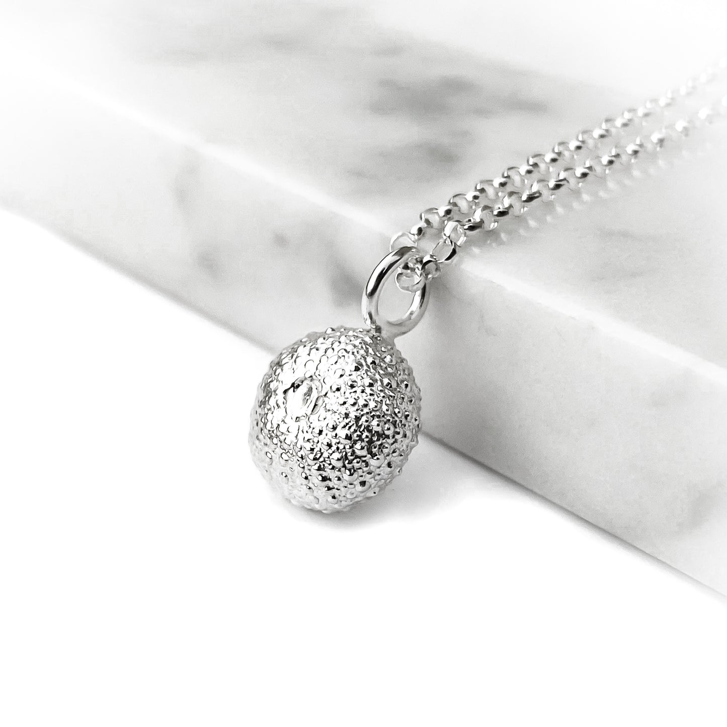 Silver Sea Urchin Necklace