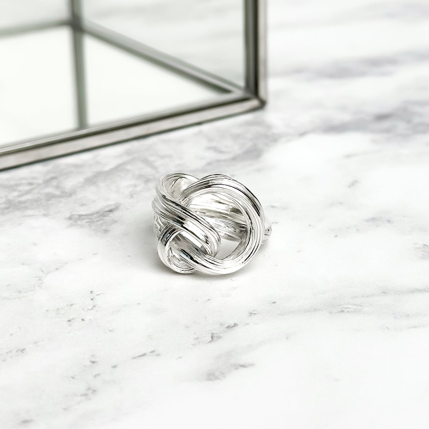One of a kind Drift Sterling Silver Ring - Size M