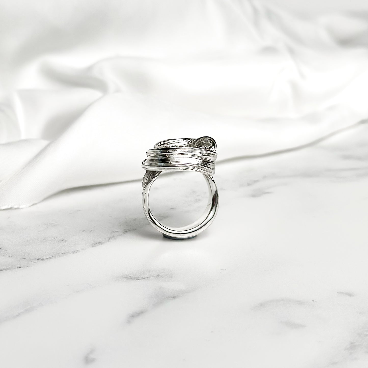 One of a kind Drift Sterling Silver Ring - Size M