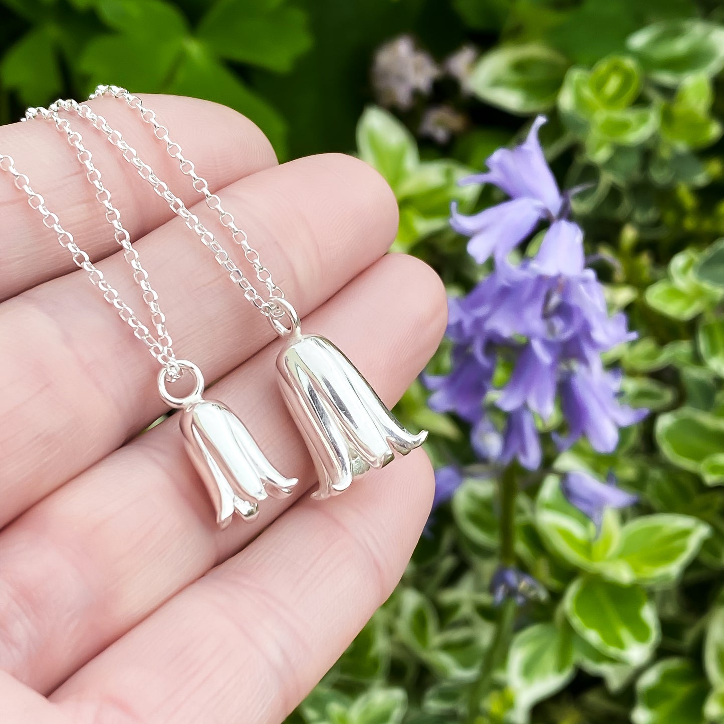 Bluebell Sterling Silver Pendant Necklace