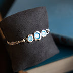 Tidepool Bracelet with Blue Enamel