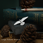 King Charles III Peregrine Falcon Brooch